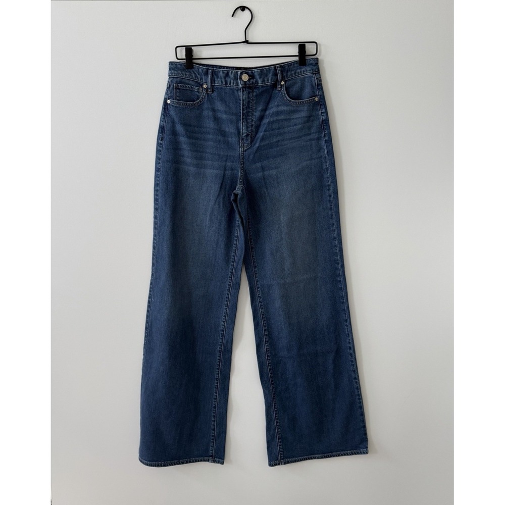 White House Black Market Jeans Womens 6L 28x33 Extra High Rise Wide Palazzo